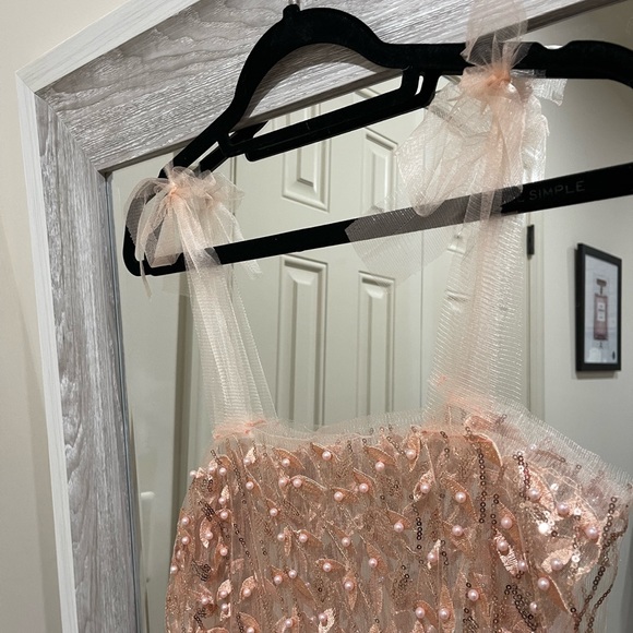 WOW NWT ‘Sister’s the Label’ ELLE GOWN SLIP in CHAMPAGNE (OS) Formal✨free gift!! - Picture 7 of 11